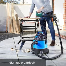 Florixa®Bouwstofzuiger Zonder Zak - Alleszuiger Met Accessoires - Stofzuiger - Zwart/Blauw - 33cm x 34cm x 45cm — thumbnail 5