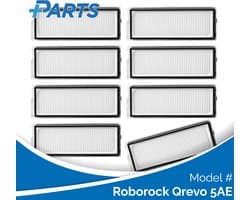 Roborock Qrevo 5AE Filters (8 Stuks, Plus.Parts® alternatief voor 8.02.0296)