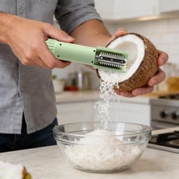 Elektrische Fruitrasp - Keuken Rasp - Salade Bakken - Draadloos Spatvrij - 245 cm - Groente — thumbnail 3