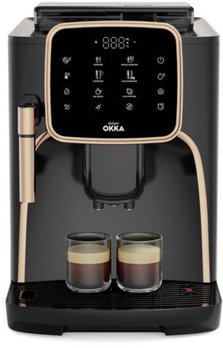 Arzum OKKA Espresso Pro M Automatische Espressomachine OK0030-0400 | Koper - 11 Koffiepecialiteiten - Touchscreen - Melkopschuimer - Verstelbare temperatuur en maalgraad - 19 bar - Kopjesverwarmer - Automatische reiniging - 1450W — afbeelding 1