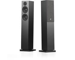 Audio Pro A38 Smart Multiroom Actieve Vloerstaande Speakers - 2x75W - Multiroom Ondersteuning - Draadloze streaming via wifi en Bluetooth - Zwart