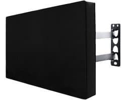 TV Hoes - Outdoor Beschermhoes voor Televisie - 210D Oxford Doek - Waterdichte en Stofdichte - Compatibel met 50-52" TV - 51.2*5.9*32.6" - Zwart