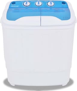 Mini-wasmachine met dubbele bak voor studenten en kleine ruimtes — thumbnail 5