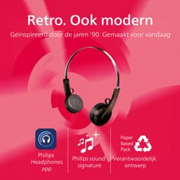 PHILIPS TAH2000TL/00 Draadloze on-ear koptelefoon - multipoint aansluiting - Retro Look - Light Weight - Teal Blauw — thumbnail 7