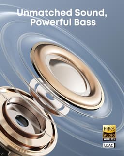 soundcore AeroClip by Anker - Oordopjes met open oor - Clip-on hoofdtelefoon - Adaptief comfort - Heldere gesprekken met 4 microfoons en AI - Stabiele pasvorm - 12mm drivers voor helder geluid - Blauw — thumbnail 2
