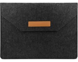 11/13 inch laptophoes, tas met meerdere vakken, laptoptas, beschermhoes, Geschikt voor MacBook, ultradun, tablettas, laptop sleeve case voor tablets, zwart