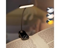 Oplaadbare Boeklamp met 20 LEDs - Dimbare Leeslamp voor Onderweg en Thuis