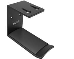 BOTC Headset Houder - Headset Standaard - Koptelefoon Haak - Hoofdtelefoon Hanger - Aluminium - Zwart