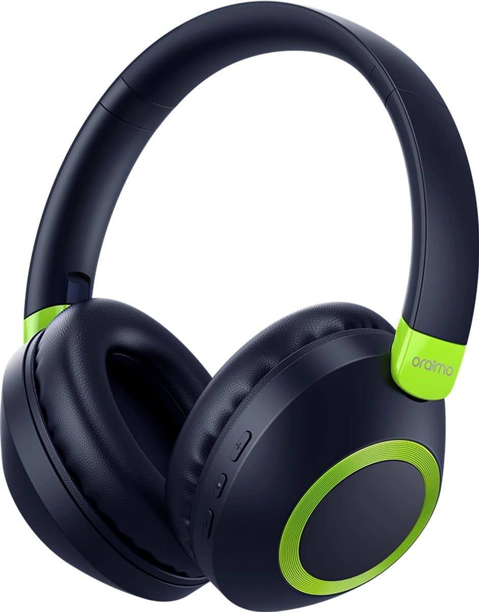 oraimo BoomPop 2S – Draadloze hoofdtelefoon met gebarenbediening, 50 uur speeltijd, HavyBass™, ENC en lage latentie — afbeelding 1