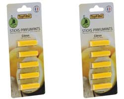 Set van 10 geursticks voor stofzuiger met citroengeur TopFilter