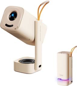Yaber T1 Pro Smart Projector 180° Rotatable Beige Beamer Beige — thumbnail 1