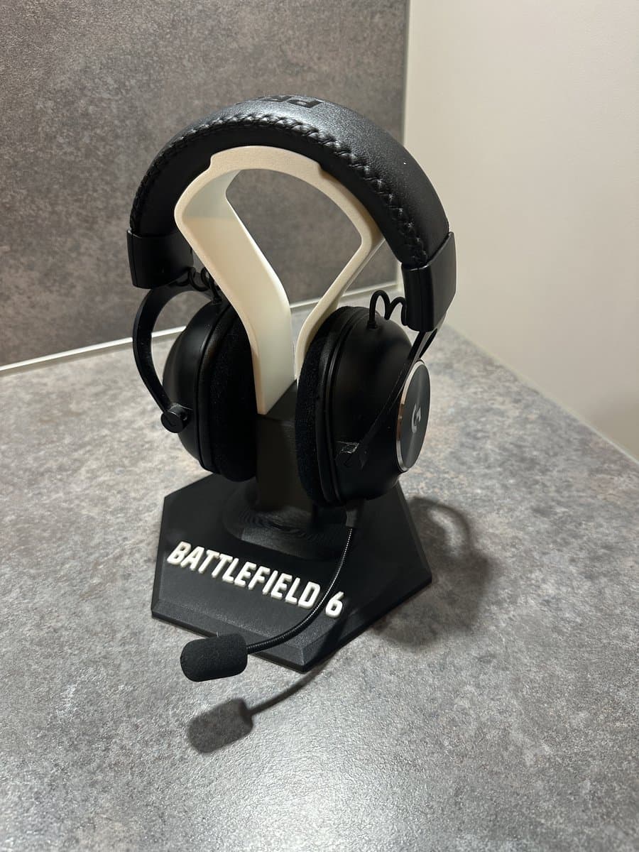 Hoofdtelefoon houder BATTLEFIELD 6 - Headset stand - Koptelefoon standaard - Koptelefoon houder — afbeelding 1