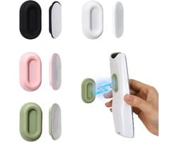Magnetische afstandsbedieninghouder voor aan de muur - 4 stuks -zelfklevende organizer voor afstandsbedieningen van airconditioners en tv's - zonder boren - opbergcaddy voor televisies aan de achterkant - Multicolor