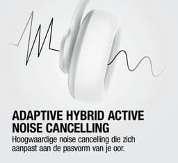 Fresh 'n Rebel Clam Ace 2 – Draadloze Bluetooth Koptelefoon met Active Noise Cancelling – 100+ uur Speeltijd - Met volume wiel - Ice Grey — thumbnail 4