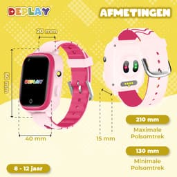 DEPLAY 4G KidsWatch - Roze — thumbnail 2