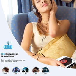 IBETTERTEC - Draagbare CD-speler met Bluetooth 5.3 - met externe versterker - CD-muziekspeler voor Bluetooth - stofbescherming - koptelefoonaansluiting - Geschikt als cadeau voor thuisgebruik — thumbnail 3
