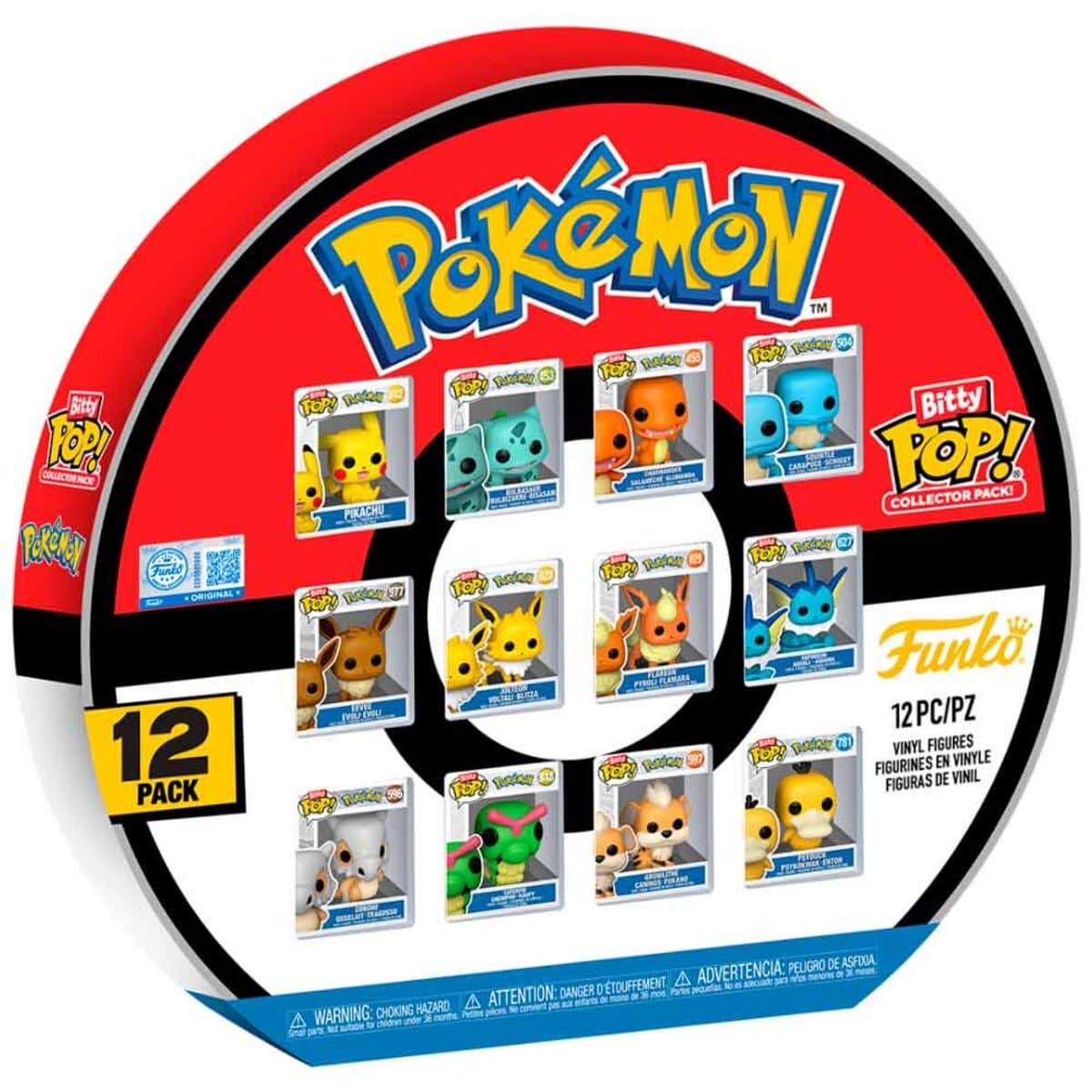 Pokémon Pokémon (Bitty Pop!) vinylfiguurtjes (Set van 12) Unisex Funko Pop! - Neutraal - Standard — afbeelding 1