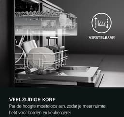 AEG FSE7674XP 5000 serie - Inbouwvaatwasser - AirDry - 14 couverts - Energielabel A — thumbnail 6
