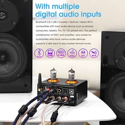 Mini Tube Amplifier met Bluetooth 5.0 en VU-meter — thumbnail 2