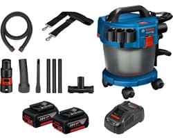 Bosch snoerloze stofzuiger GAS 18V-10 L / 2x 4,0 Ah accu + lader ...