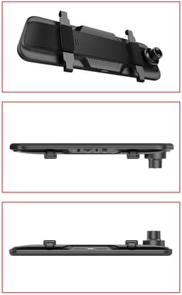 10" Dual Lens Auto DVR Dash Cam Voor- en Achteruitkijkspiegel Camera Videorecorder 1080P（Met 64G geheugenkaart） — thumbnail 3