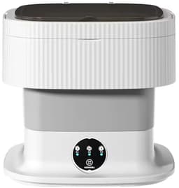 10L Grote Grensoverschrijdende Opvouwbare Wasmachine met Groot Ondergoed, Sokken, Babykleding en Kleine Mini Wasmachine (Grijs) — thumbnail 1