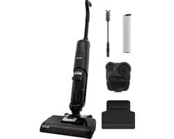 RYER DualForce Vloerreiniger - Draadloze Stofzuiger & Dweil in 1 - Nat & Droog Reinigen - Zelfreinigend - 3 Snelheden - Zelftrekkende werking - 35 min Accuduur - Twee-Tank Systeem - Lichtgewicht