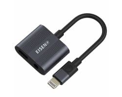 EISEN EZ-010 USB-C Hub 8-in-1 – USB C Adapter met 4K HDMI, USB 3.0, SD & TF Kaartlezer, RJ45 Ethernet en 100W Power Delivery – Geschikt voor Laptop, MacBook, Tablet