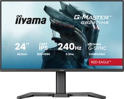iiyama G-Master GB2471HS-B1 Red Eagle - 24 inch - Full HD - IPS - 240 Hz - Verstelbaar - G-Sync compatible — thumbnail 1