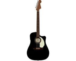 Fender California Standard Redondo CE Black - Akoestische gitaar