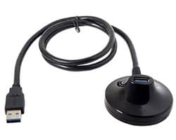 USB 3.0 Type-A Mannelijk naar Vrouwelijk Uitbreidingsdockstation 0.8m