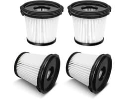 4-pack vervangende filters geschikt voor Shark Detect Pro draadloze stofzuigers IW3611DE, IW3612EU, IW1611DE, BU3521EU, BU1120EU, wasbaar en herbruikbaar voor filters, stofbakken en onzuiverheden