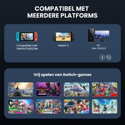 OneGamer Draadloze Controller - Geschikt voor Nintendo Switch & Switch 2 - Nintendo Switch Accessoires — thumbnail 2