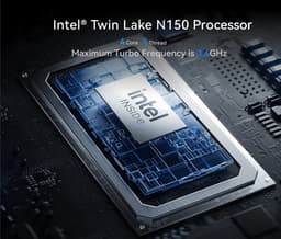 Acmine Laptop - 17.3" FHD IPS - 16 GB RAM - 1TB SSD - Twin Lake N150 - Windows 11 Pro - Met AZERTY-Toetsenbordsticker - Grijs — thumbnail 5