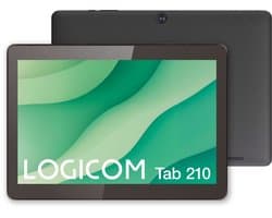 Logicom - Tablet 210 - 64GB - 10 inch - 4GB RAM - Octa Core - Zwart - Wifi - Android 15