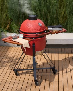 BELIANI KAMADO - Houtskoolgrill - Rood - Keramiek — thumbnail 3
