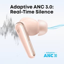 soundcore Liberty 5 by Anker, draadloze oordoppen met noise-cancelling, 2x sterkere stemonderdrukking, realtime adaptieve noise canceling, snelladen, Dolby Audio, heldere gesprekken met 6 microfoons en AI, lange batterijduur — thumbnail 4