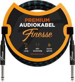 Finesse Gitaarkabel - 300cm - Jack 6.35mm - Audio Kabel - Instrumentkabel - Gitaar Kabel — thumbnail 1