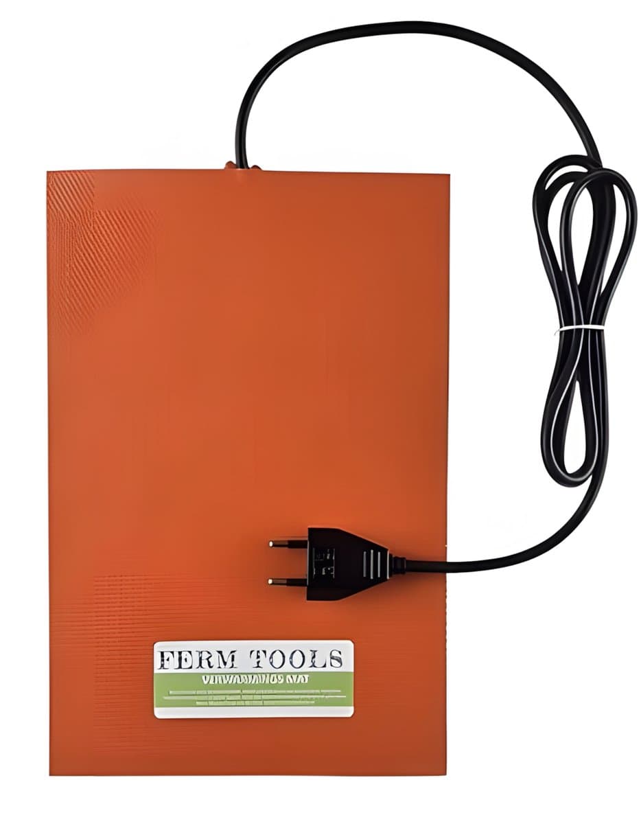 FERM warmtemat voor fermentatiekast - 100watt verwarmingsmat voor temperatuurcontroller - krachtige warmtemat voor bv koji of tempeh fermentatie - fermentatiekast - kombucha verwarming - fermentatiebox — afbeelding 1