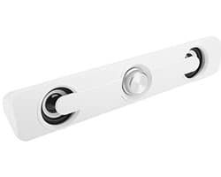 Mini Desktop Luidspreker met USB Voeding en 3,5 mm Aansluiting - Professionele Stereo Multimedialuidspreker