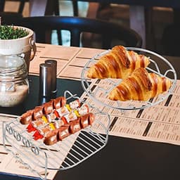 Ronde Grill voor Heteluchtfriteuse - 17,5 x 17,5 x 2,5 cm - Roestvrijstalen Accessoires — thumbnail 11