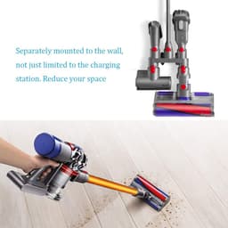 Accessoirehouder geschikt voor Dyson V7 V8 V10 V11 V15 Gen5 stofzuiger Accessoirehouder Dockingstation Wandmontage-stofzuiger met zak-Grijs-dyson steelstofzuiger-stofzuiger zonder zak-1 verpakking — thumbnail 4