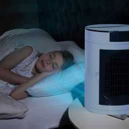 Mobiele Luchtkoeler met Verdampingskoeling - Compacte Aircooler met 3 Snelheden voor 12 Uur Koeling — thumbnail 5