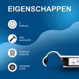 Autoradio met bluetooth - Carplay - Voor Renault Twingo (2014-2024) - Geschikt voor Apple en Android - Stereo - Navigatie - Navigatiesysteem auto - 3GB 32GB — thumbnail 3