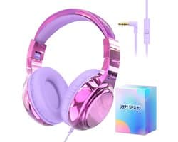 Koptelefoon kinderen met draad - Kinderkoptelefoon - Bedrade hoofdtelefoon - Veilig volume - School - Tablet - Laptop - Reizen - Muziek luisteren