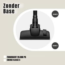 SCH® Steelstofzuiger met snoer - Steelstofzuiger - Stofzuiger - Zwart - 112cm x 25cm x 58cm — thumbnail 2