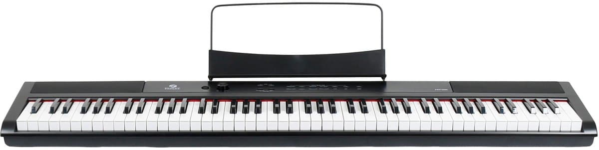 Digitale piano 88 toetsen - Met gratis lessen - incl. pedaal - Zwart Fazley FSP-200-BK — afbeelding 1