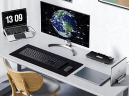 XXL Gaming Muismat 90x40cm - Antislip & Waterdicht - Zwart — thumbnail 3