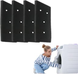 4-delig - Geschikt voor Whirlpool Foam Sponge Filter 481010716911 - Droger HX HMMR10440 - Drogerfilter - 230*115mm - Sponsfiltermat 4 Gaten - Drogerfilter — thumbnail 2