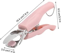 Anti-verbrandingstang van roestvrij staal, antislip tang voor verwarmingsplaat voor het optillen van de pan uit het servies van de snelkookpan, magnetron, oven, airfryer (roze) — thumbnail 3